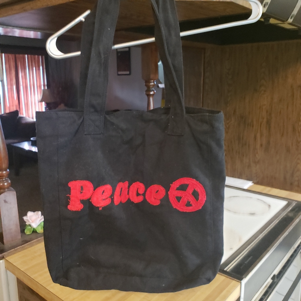 Peace tote bag